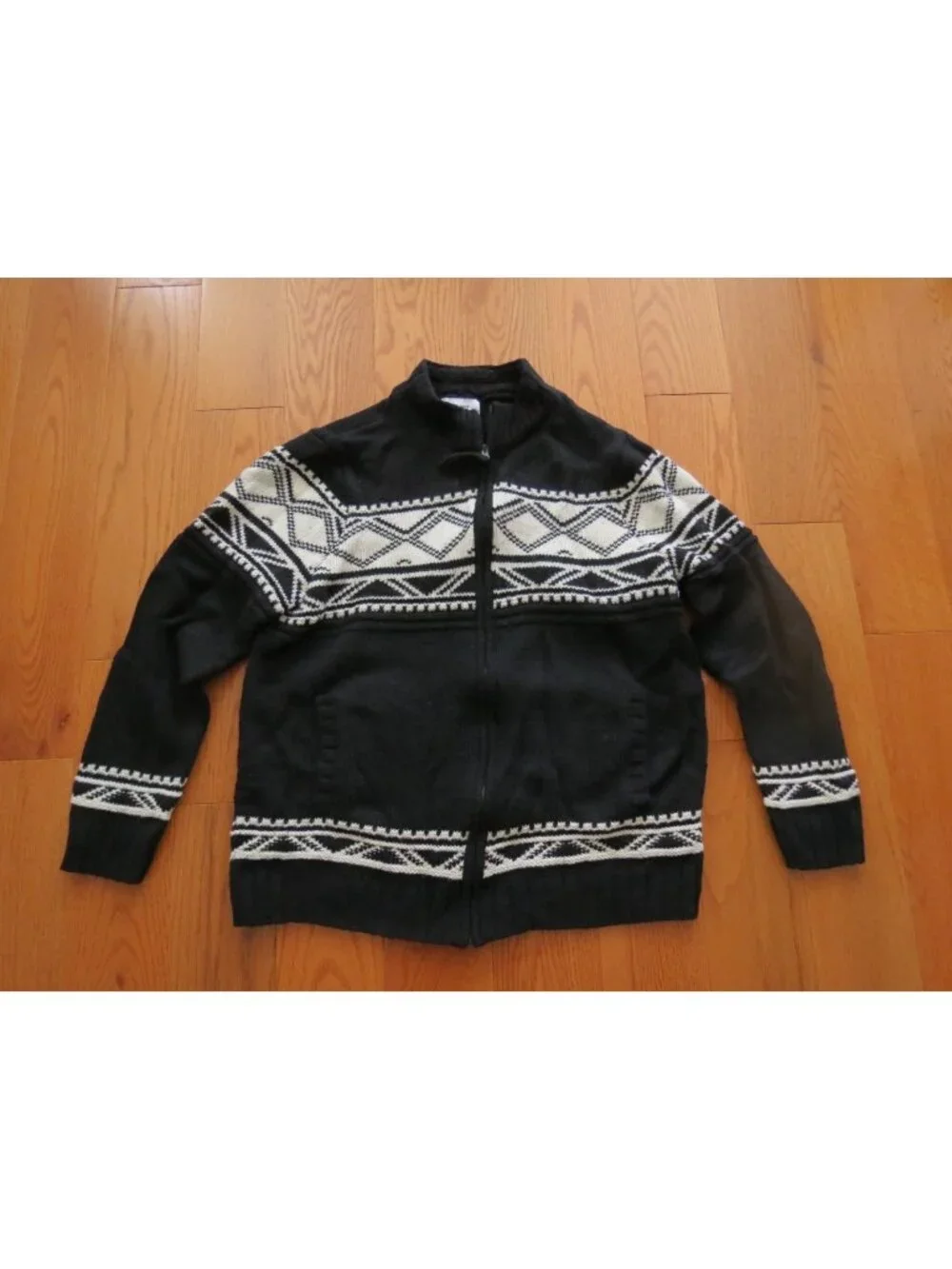 Mens Old Navy Fair Isle Full-Zip Cardigan Sweater XXL